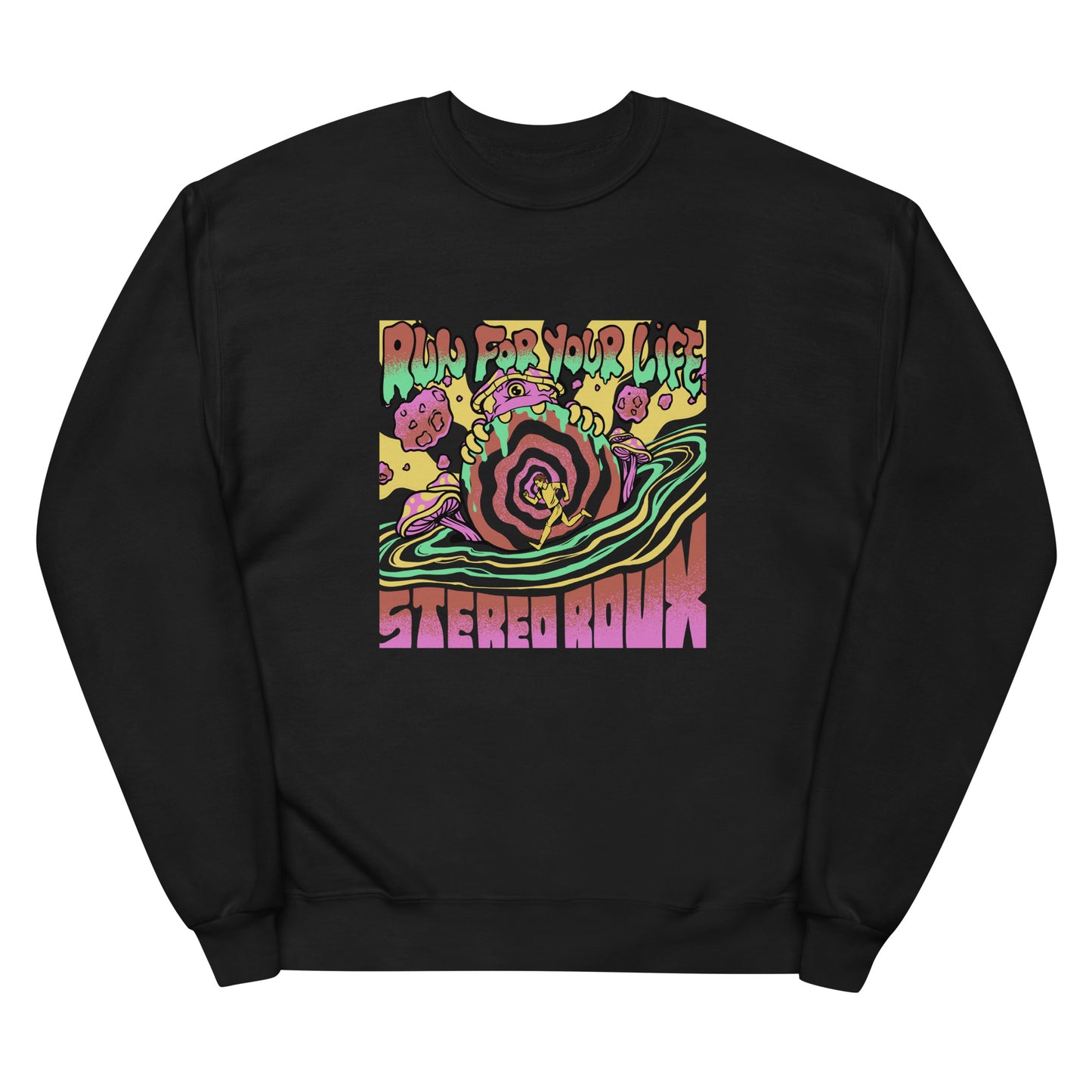 run for your life universe sweatshirt